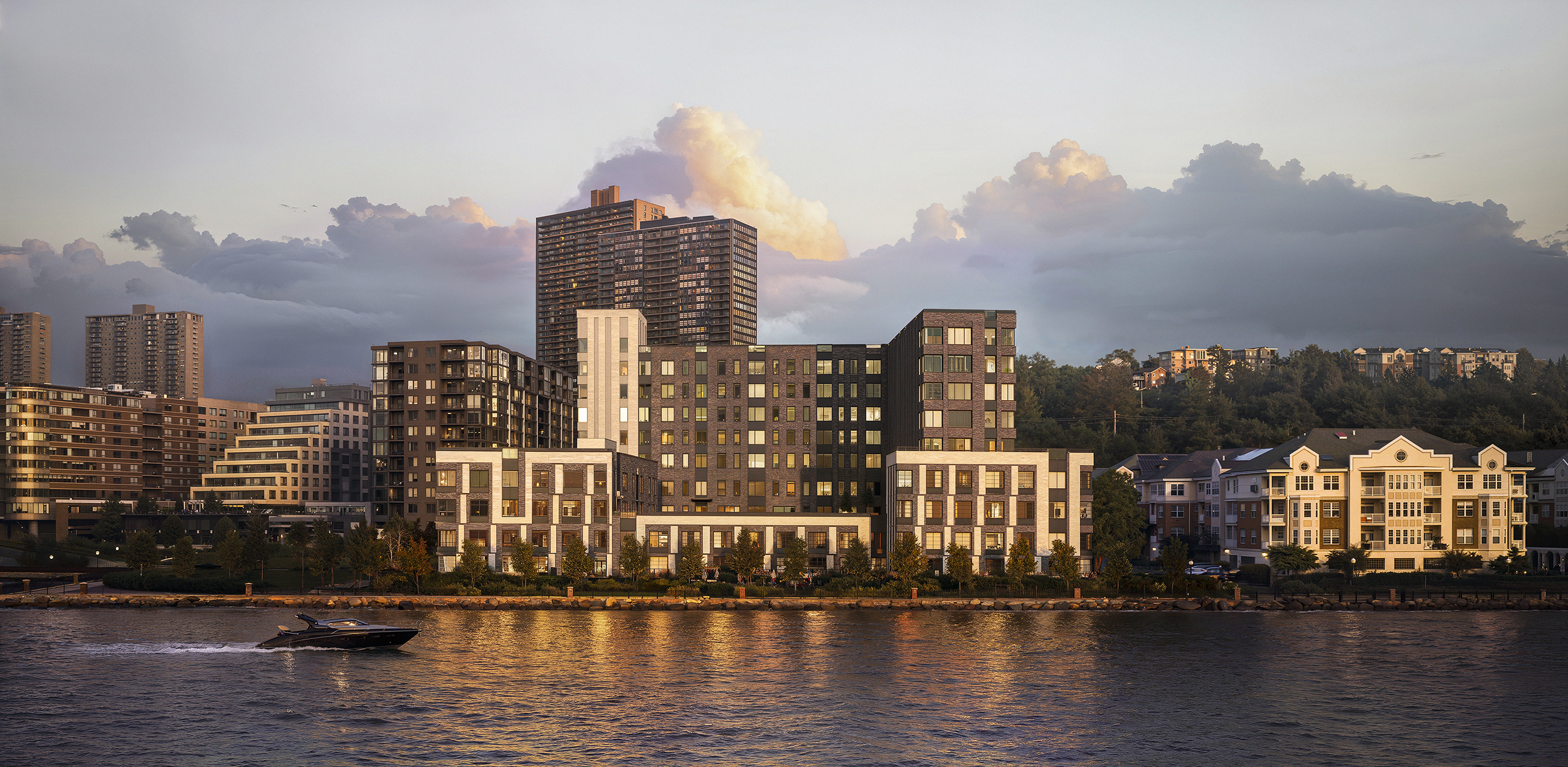 Luxury waterfront renderings capture the natural backdrop to elevate high-end estates
